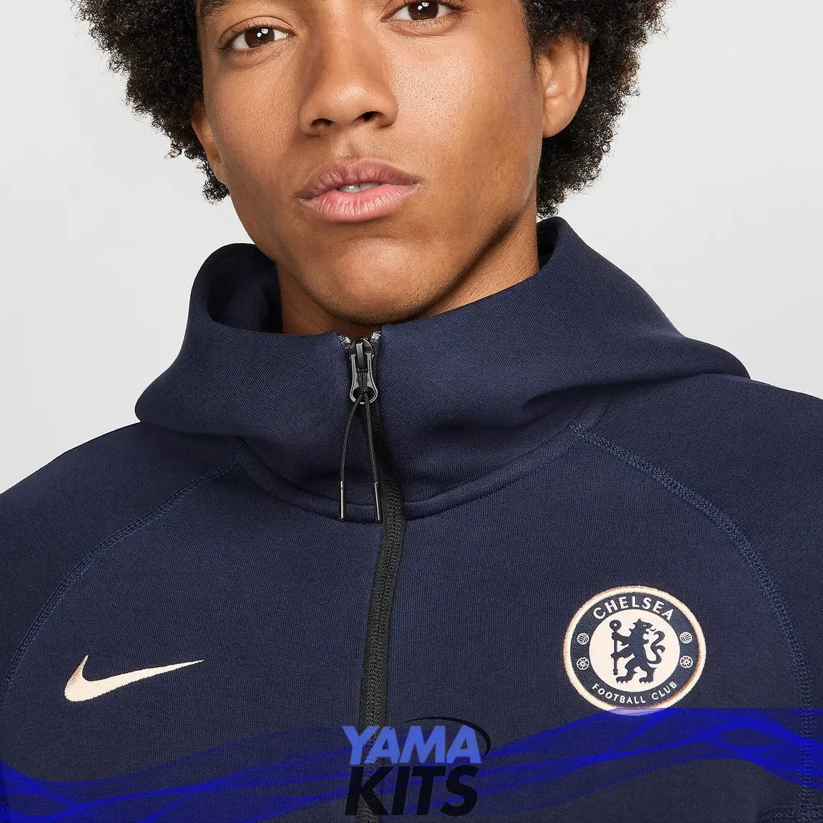 Veste Chelsea tech nike "Bleu" fleece 2024/2025 nike tech
