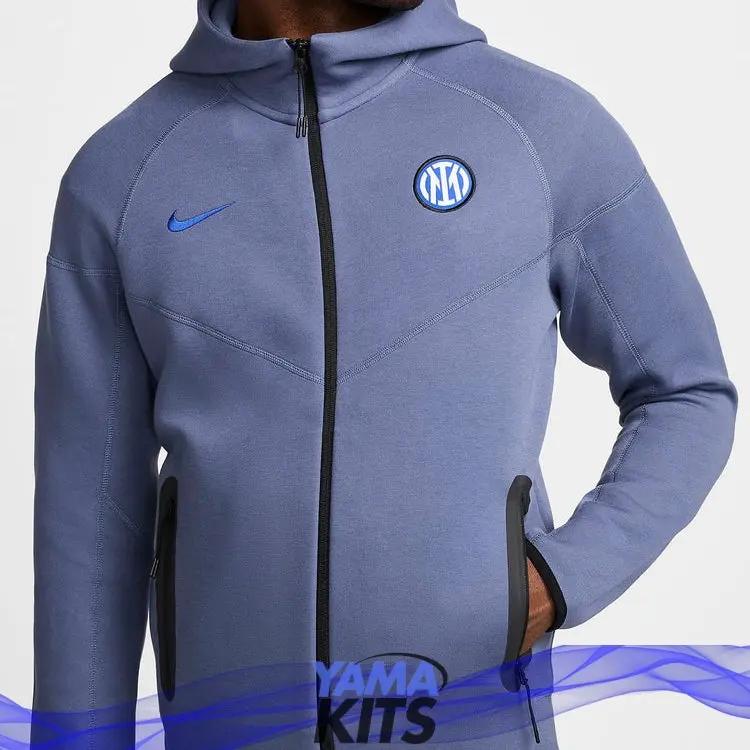 Veste Inter milan tech nike "Bleu" fleece 2024/2025 nike tech