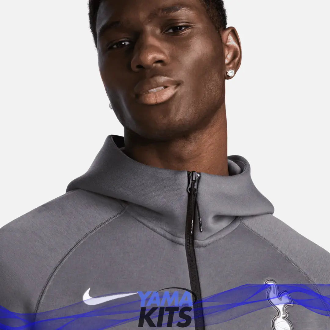 Veste Totteham tech nike "Gris foncé" fleece 2024/2025 nike tech