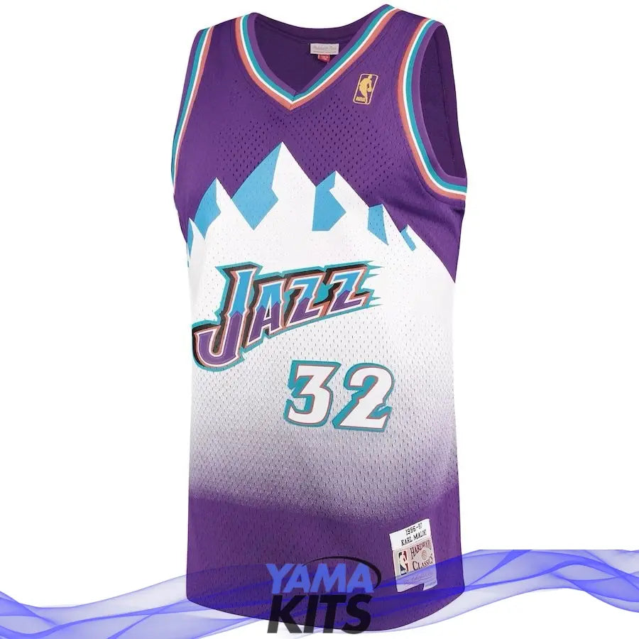 MAILLOT KARL MALONE UTAH JAZZ VINTAGE - YamaKits