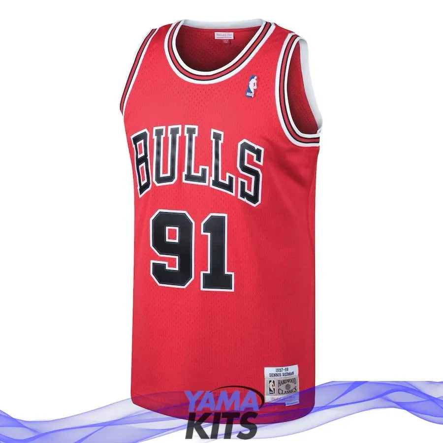MAILLOT DENNIS RODMAN ROAD SWINGMAN CHIGACO BULLS VINTAGE - YamaKits