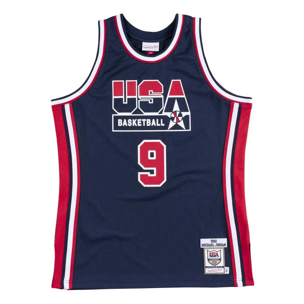 Maillot Michael Jordan Dream Team 92 USA Bleu Mitchell & Ness - YamaKits