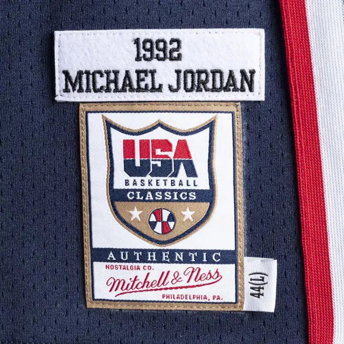 Maillot Michael Jordan Dream Team 92 USA Bleu Mitchell & Ness - YamaKits