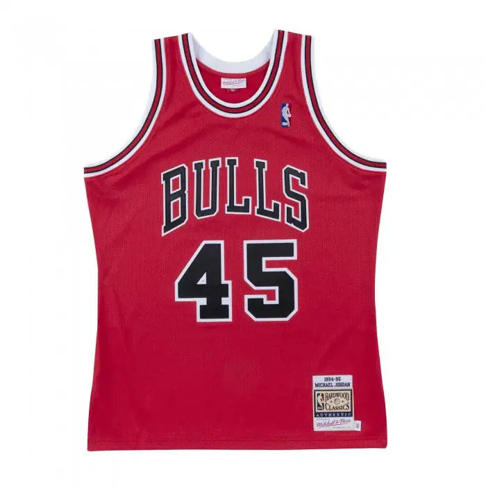 Maillot NBA Michael Jordan Chicago Bulls Rouge 1994-95 Mitchell & Ness - Édition I'm Back Road - YamaKits