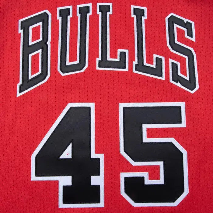 Maillot NBA Michael Jordan Chicago Bulls Rouge 1994-95 Mitchell & Ness - Édition I'm Back Road - YamaKits