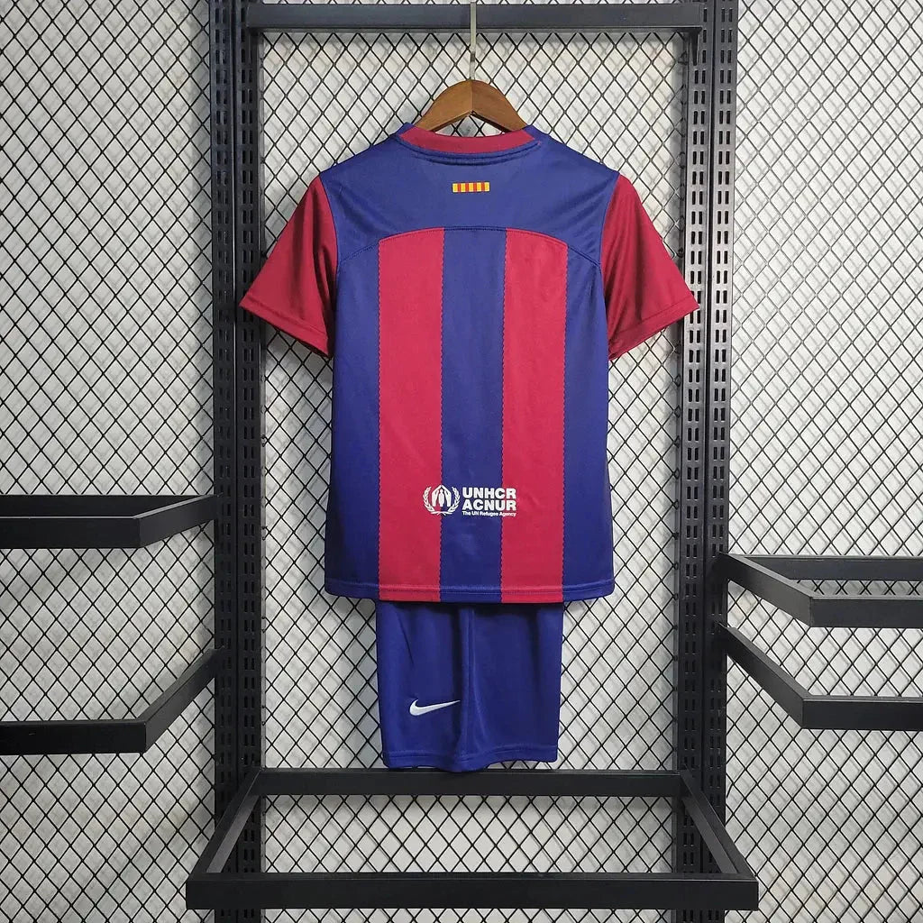 Maillot FC Barcelone enfant Domicile 2023/2024 YamaKits Foot