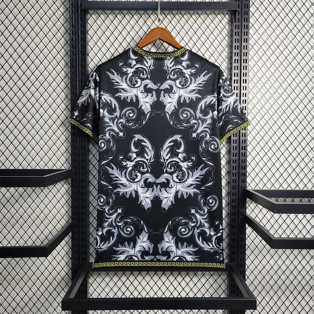 MAILLOT ITALIE CONCEPT EDITION VERSACE NOIR 2023/2024 YamaKits Foot