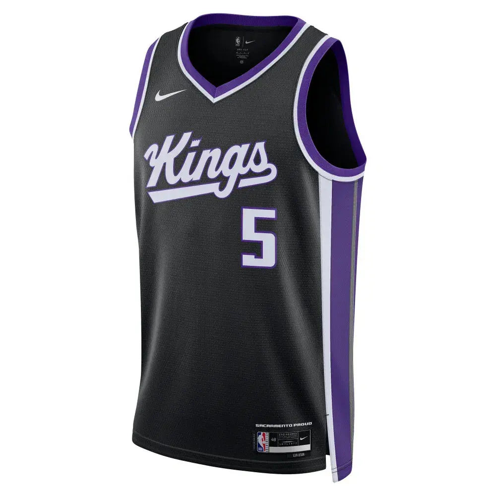 Maillot NBA De'Aaron Fox Sacramento Kings "Noir" - Édition Icon Nike - YamaKits