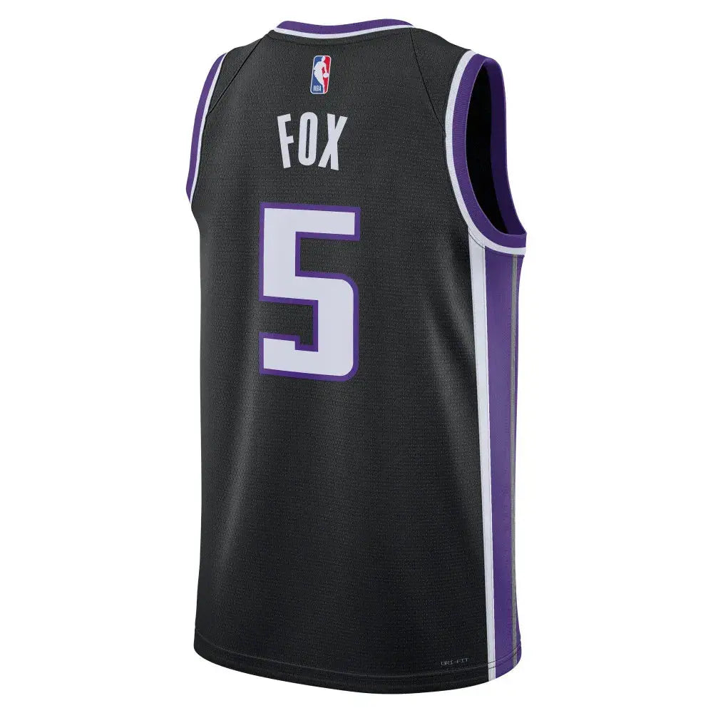 Maillot NBA De'Aaron Fox Sacramento Kings "Noir" - Édition Icon Nike - YamaKits