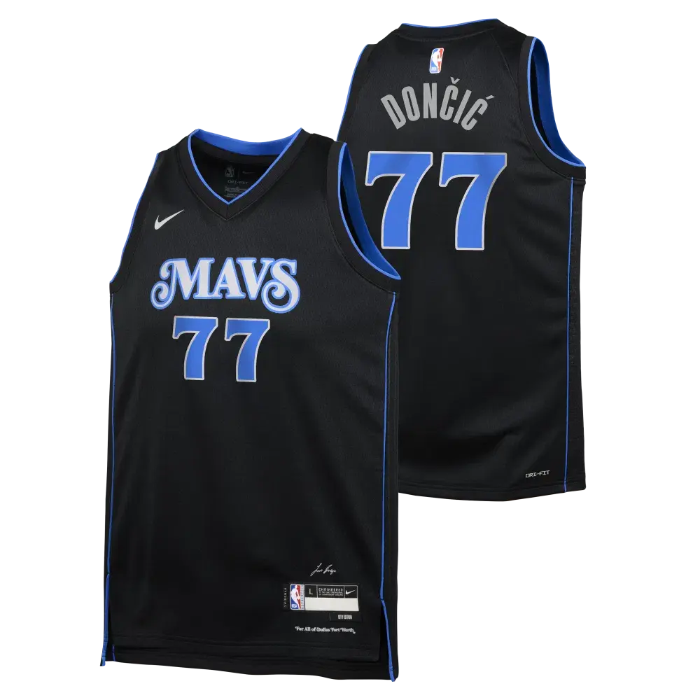 Maillot NBA Enfant Luka Doncic Dallas Mavericks Nike City Edition - YamaKits