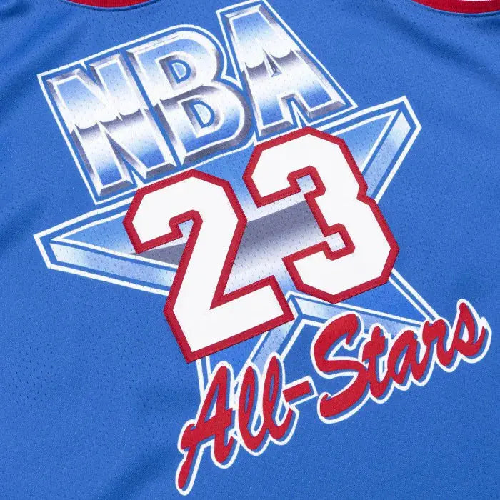 Maillot NBA Michael Jordan All-Star '93 Bleu Mitchell & Ness - YamaKits