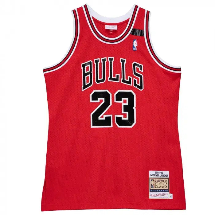 Maillot NBA Michael Jordan Chicago Bulls Rouge 1991-92 Mitchell & Ness - YamaKits