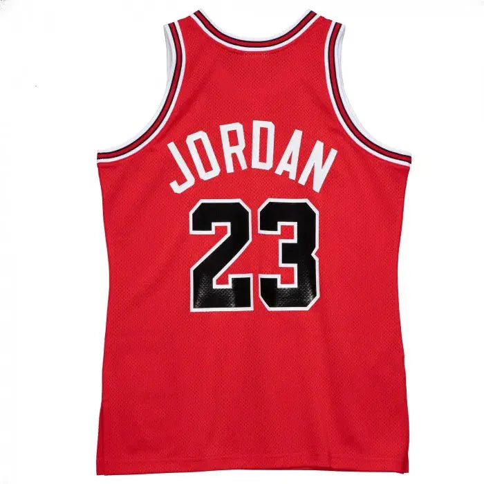Maillot NBA Michael Jordan Chicago Bulls Rouge 1991-92 Mitchell & Ness - YamaKits