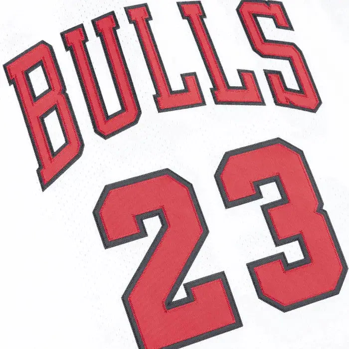 Maillot NBA Michael Jordan Chicago Bulls Blanc 1995-96 Mitchell & Ness - YamaKits
