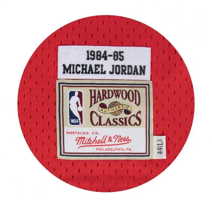 Maillot NBA Michael Jordan Chicago Bulls Rouge '84 Mitchell & Ness - Saison Rookie - YamaKits