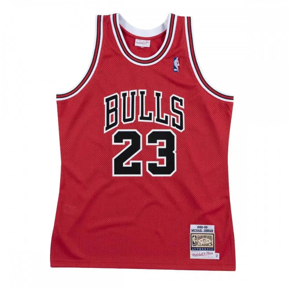 Maillot NBA Michael Jordan Chicago Bulls Rouge '88 Mitchell & Ness - Édition The Shot - YamaKits