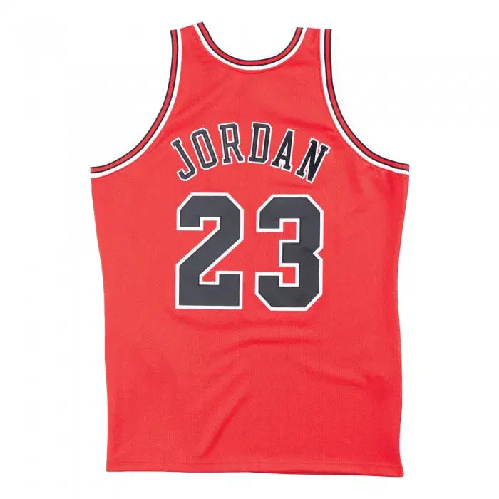Maillot NBA Michael Jordan Chicago Bulls Rouge '95 Mitchell & Ness - Édition Finals - YamaKits