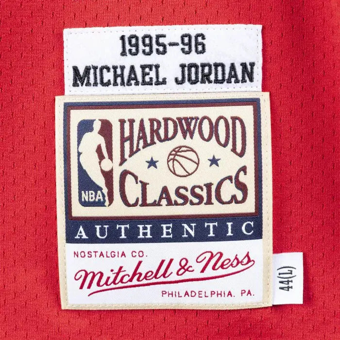 Maillot NBA Michael Jordan Chicago Bulls Rouge '95 Mitchell & Ness - Édition Finals - YamaKits