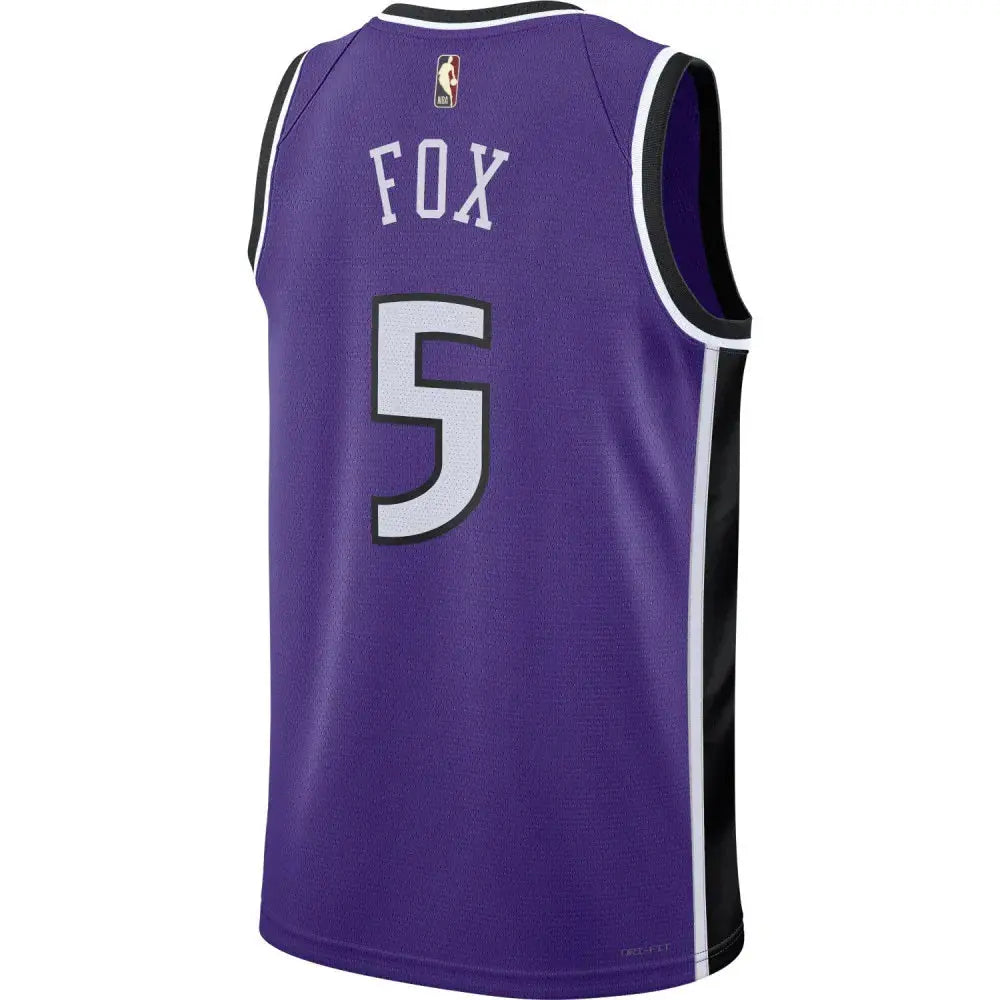 Maillot NBA Sacramento Kings De'Aaron Fox Swingman Hardwood Classics 2024/25 "Violet" - Édition Nike - YamaKits