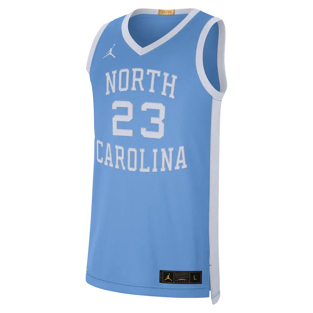 Maillot NCAA Michael Jordan University of North Carolina Bleu Nike - Édition Limitée Domicile - YamaKits