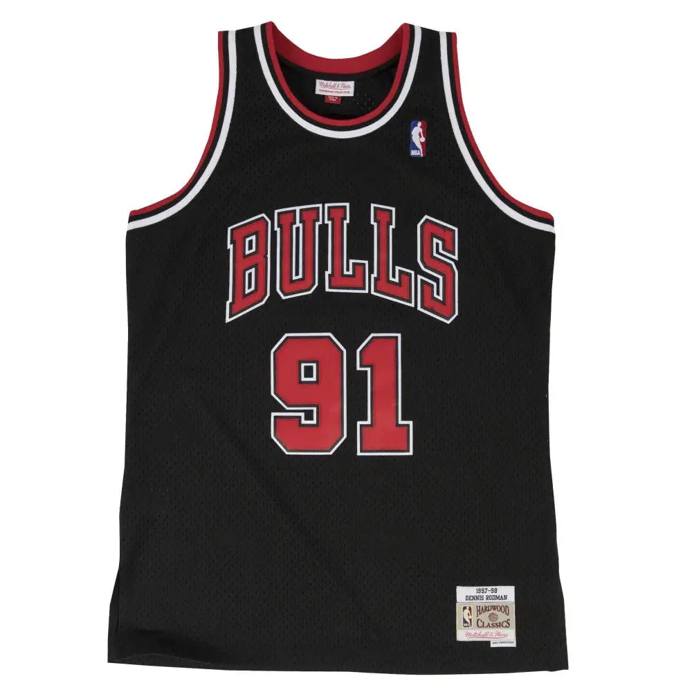 Maillot NBA Dennis Rodman Chicago Bulls 1997-98 Mitchell&Ness swingman - YamaKits