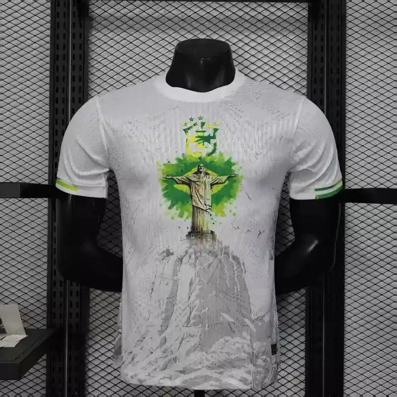 MAILLOT BRÉSIL CONCEPT "Blanc" 2025/2026 Version Player YamaKits Foot