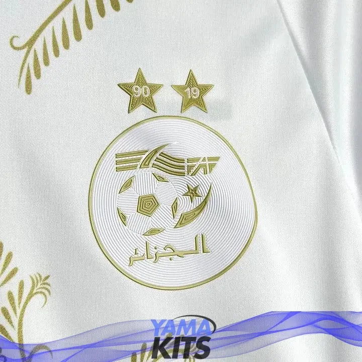 Maillot Algérie concept "Blanc, or" 2025/2026 YamaKits