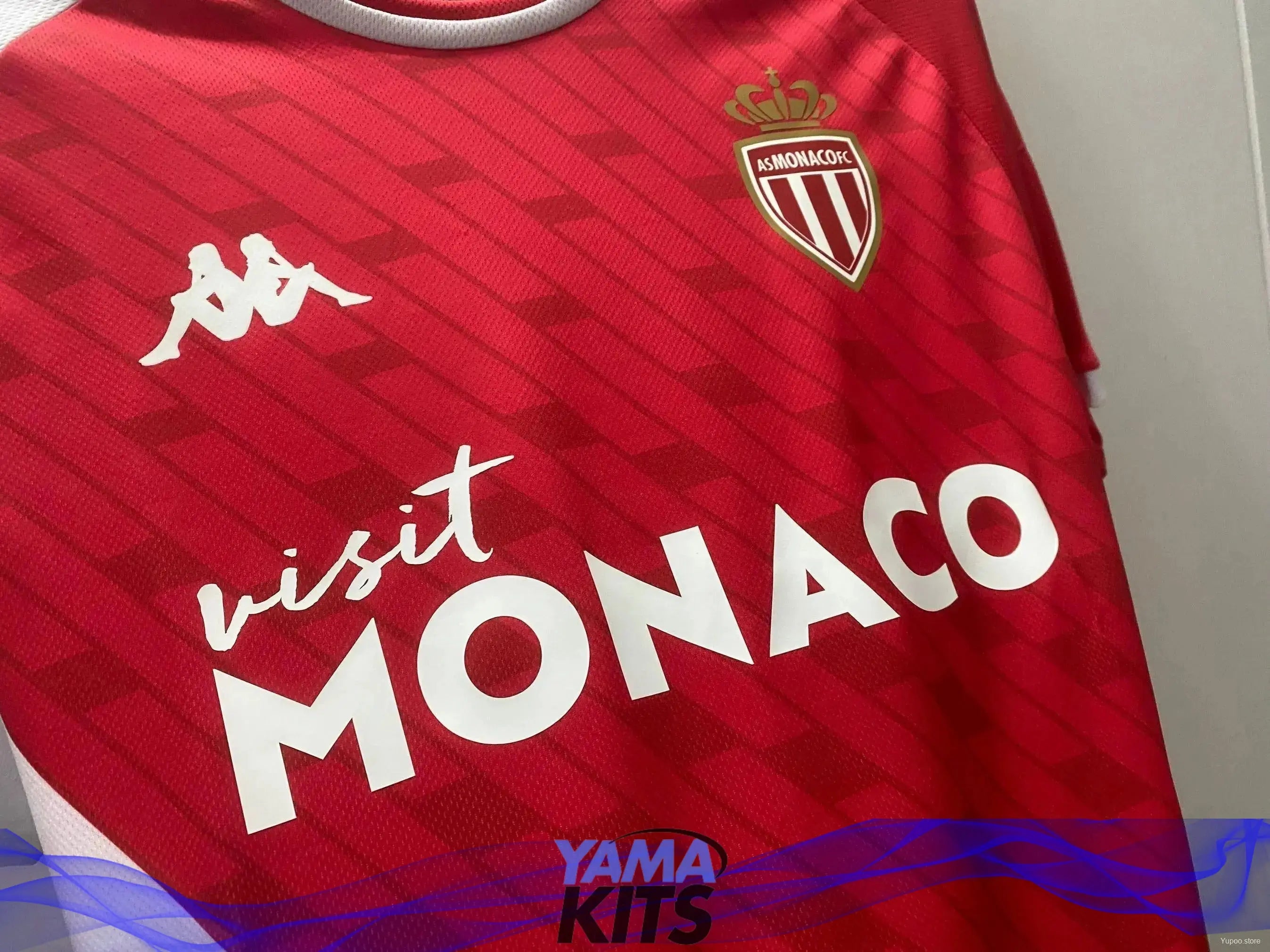 AS Monaco Home Jersey "Red,White" 2023/2024