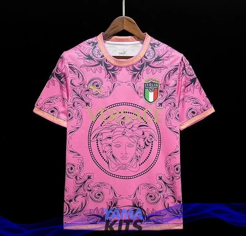 Maillot Italie Versace Édition spéciale « Rose » 2023/2024 - YamaKits