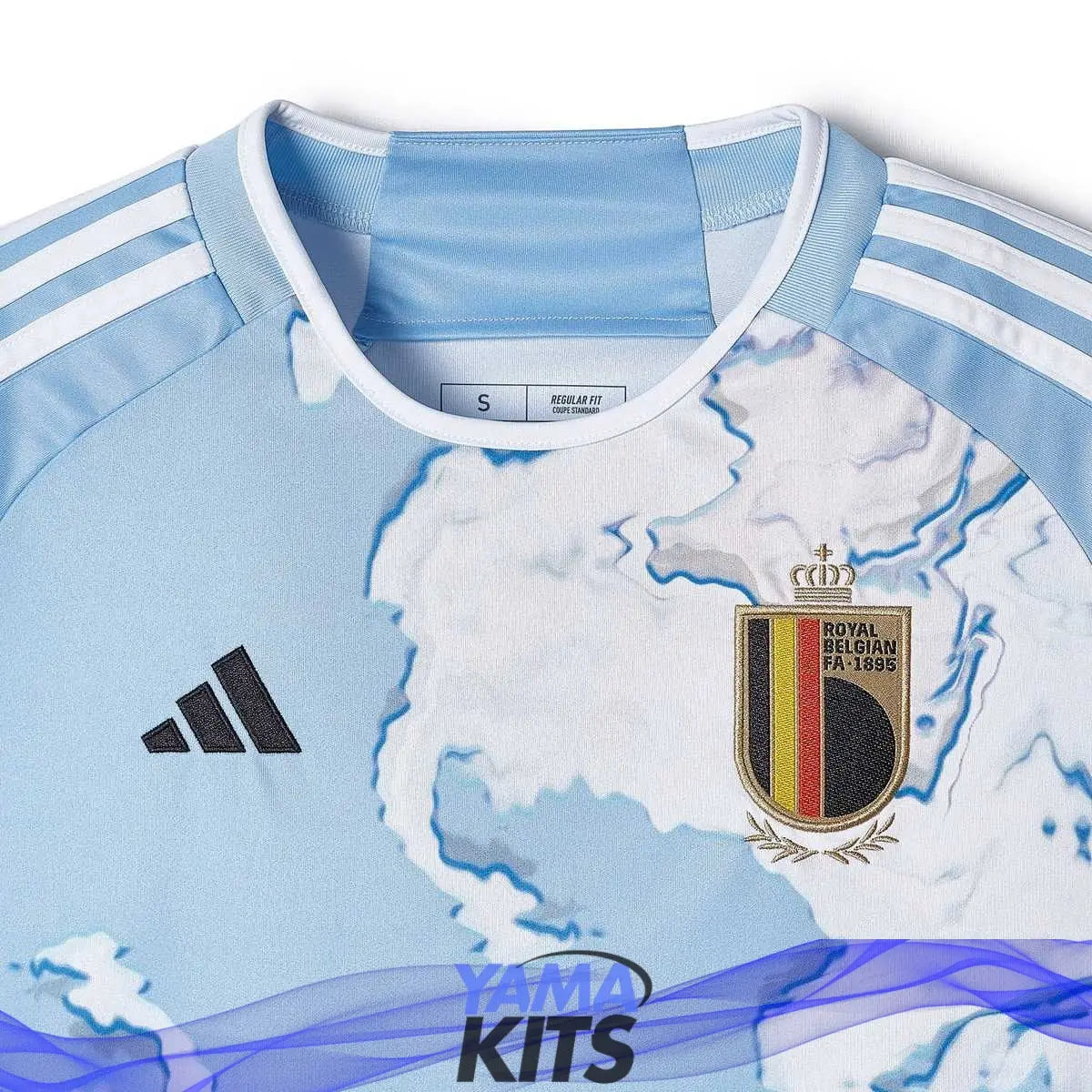Maillot Belgique Extérieur "Bleu Clair" 2023/2024 - YamaKits