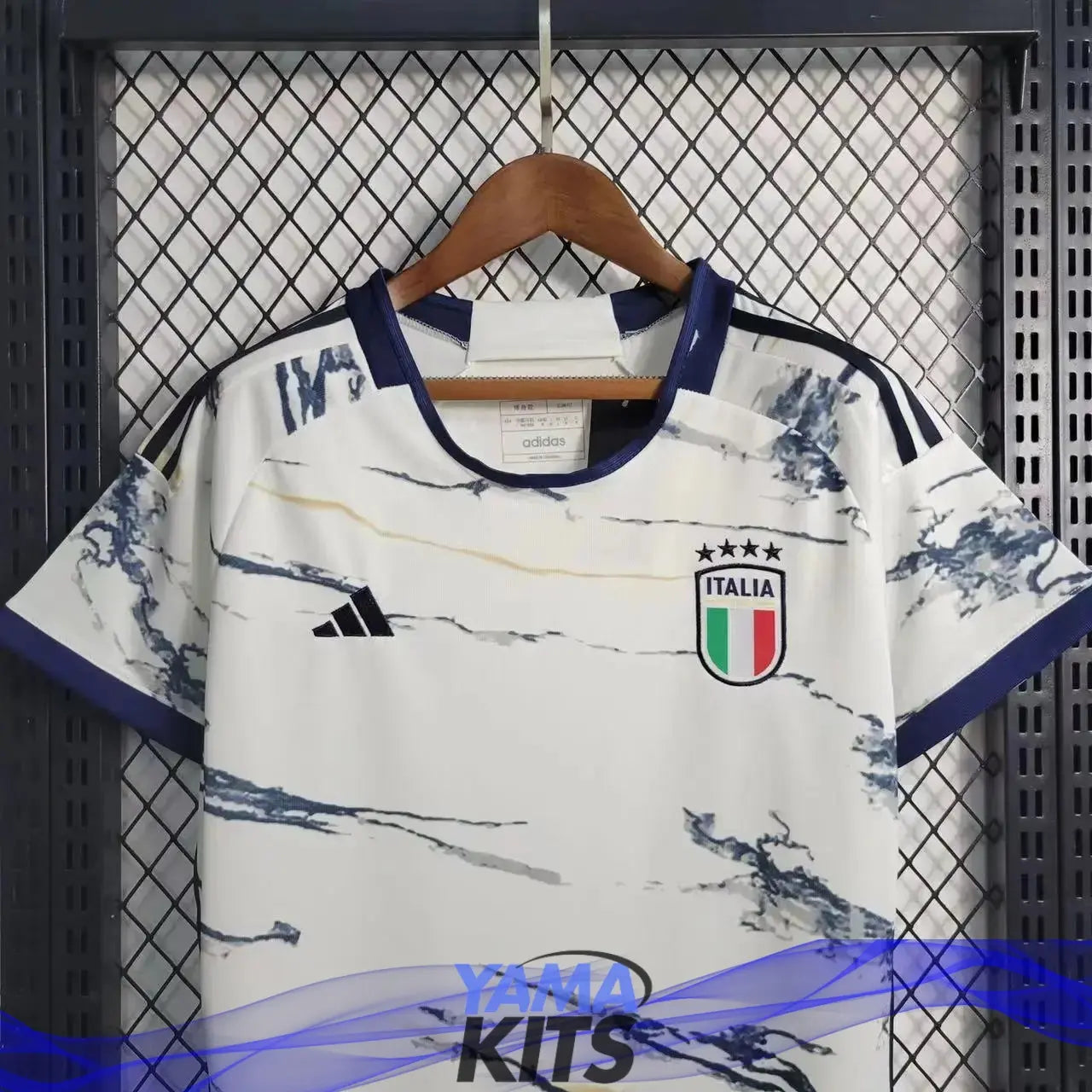 Maillot Femme Italie Extérieur "Blanc" 2023/2024 - YamaKits