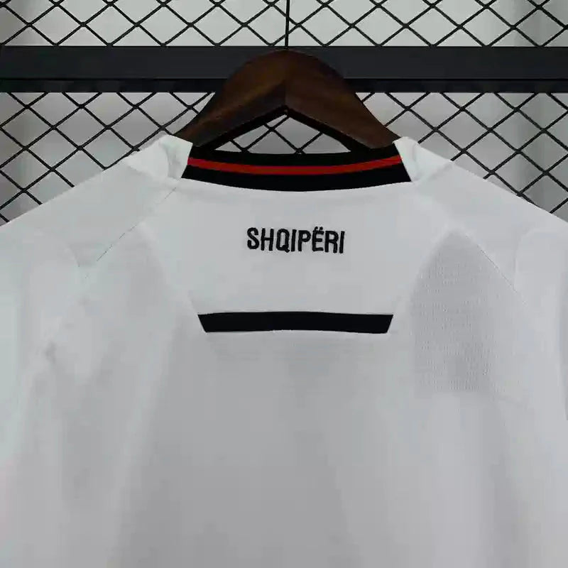 Maillot Albanie extérieur "Blanc" 2025/2026 YamaKits Foot