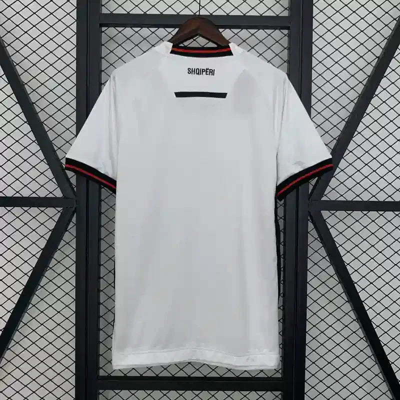Maillot Albanie extérieur "Blanc" 2025/2026 YamaKits Foot