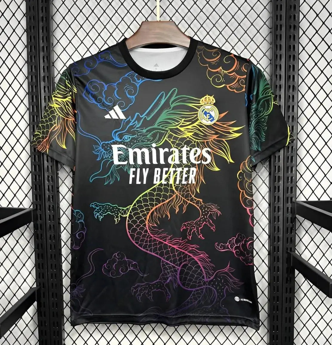 Real Madrid Black Multi-Color “Dragon” Concept Jersey 2024/2025