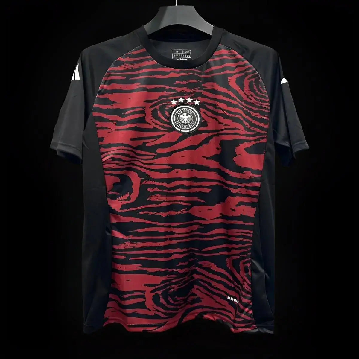 Maillot Allemagne d'Avant match "Noir,Rouge" 2024/2025