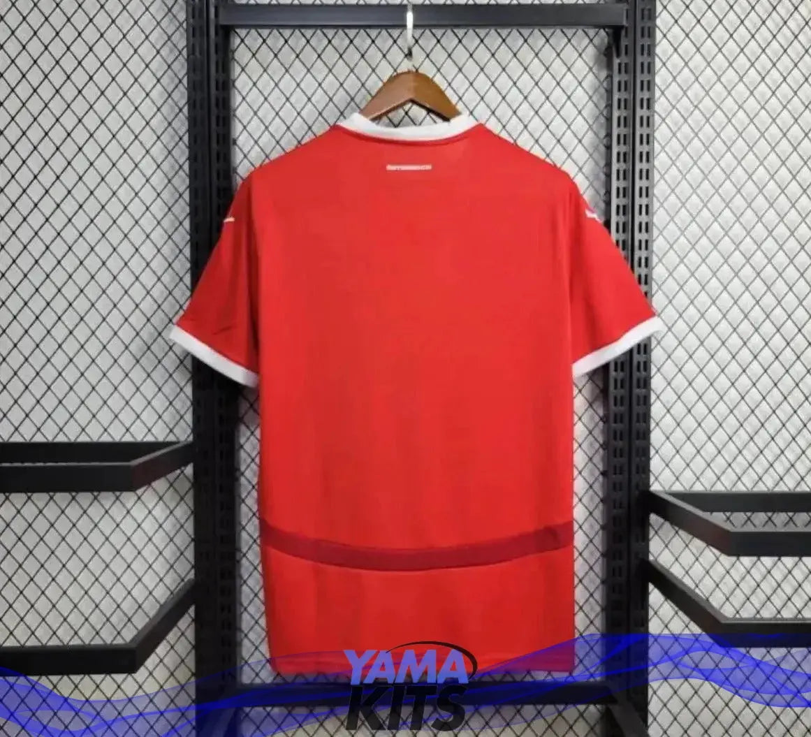 Maillot de l’Autriche Domicile « Rouge » Version Fan 2024/2025