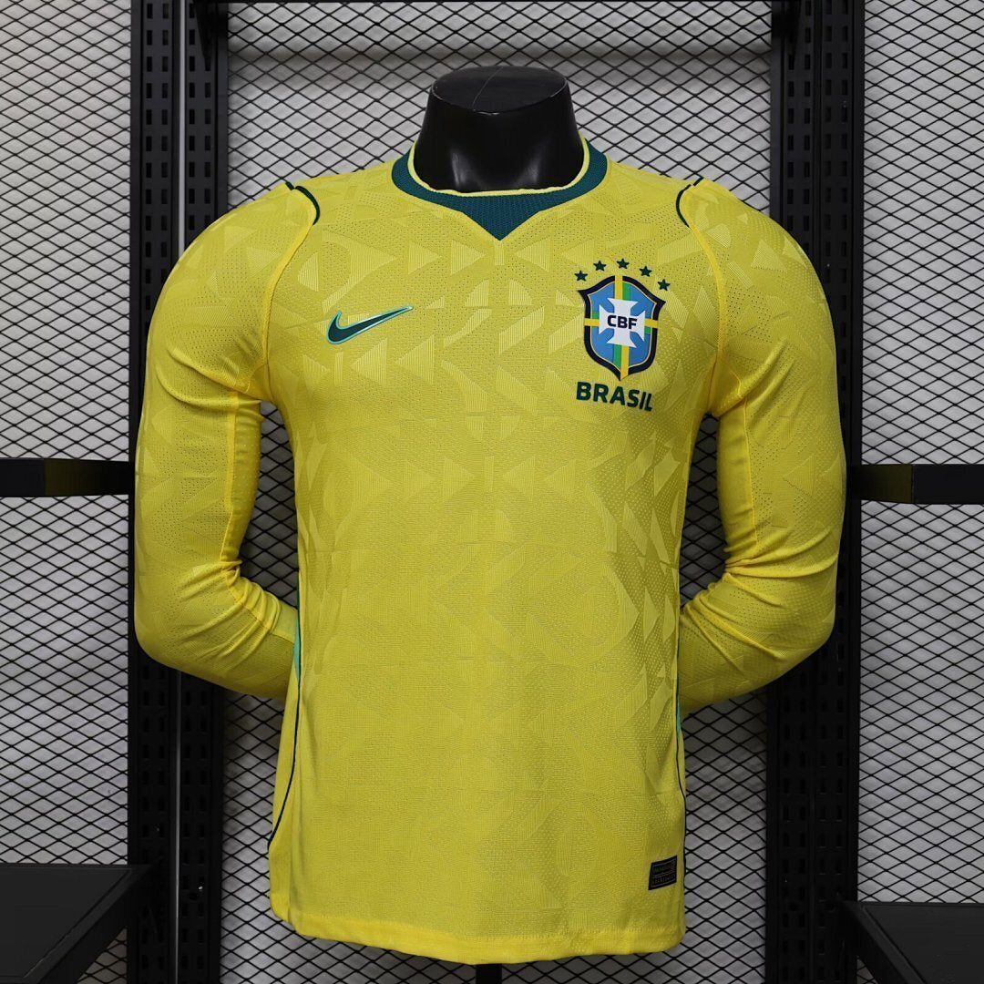 Maillot Brésil domicile manches longues CDM 2026 YAMAKITS