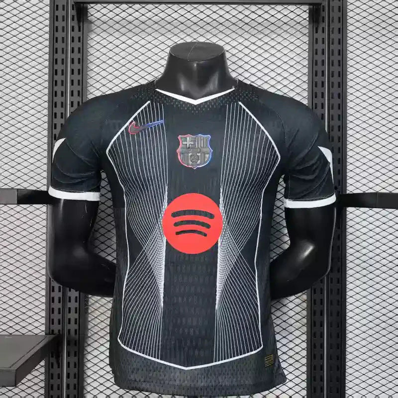 MAILLOT BARCELONE CONCEPT "noir" 2025/2026 YamaKits Foot