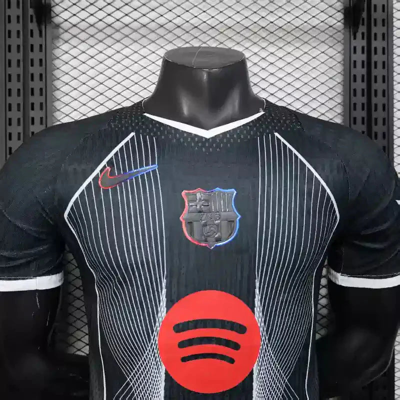 MAILLOT BARCELONE CONCEPT "noir" 2025/2026 YamaKits Foot
