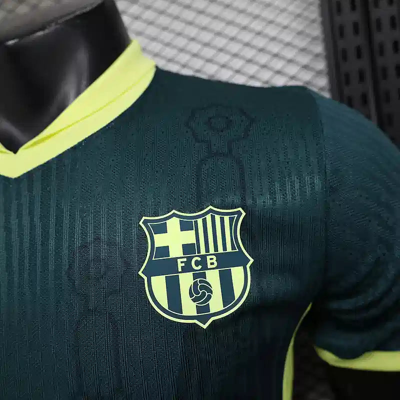 Maillot Barcelone concept "Vert" 2025/2026 Version Player YamaKits Foot