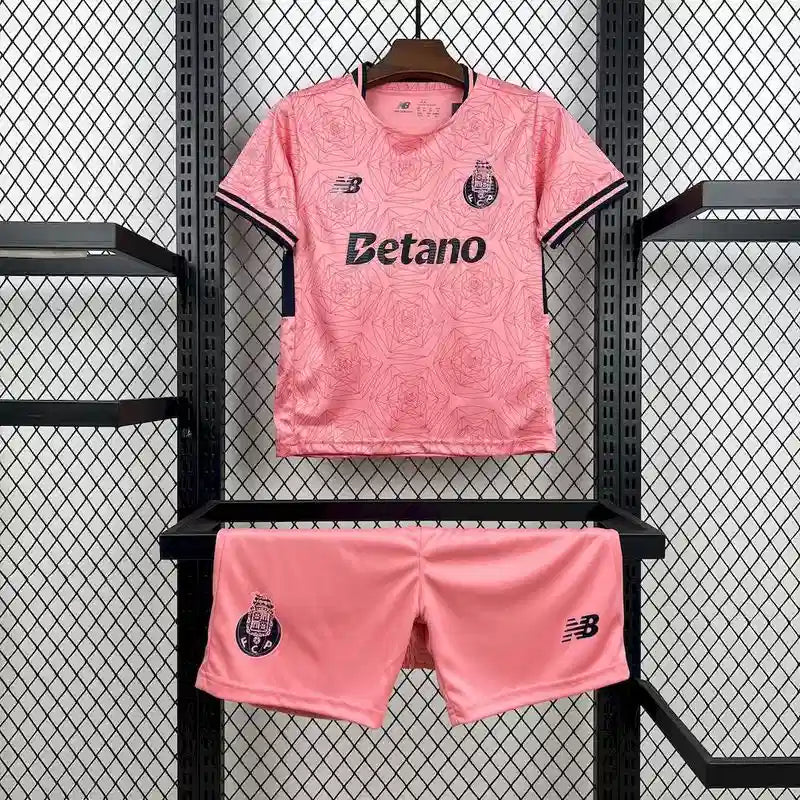 Maillot Porto enfant extérieur "Rose" 2025/2026 YamaKits Foot
