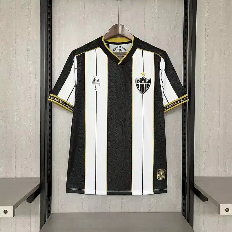 Maillot Atlético Mineiro concept "Blanc,Noir" 2025/2026 YamaKits Foot