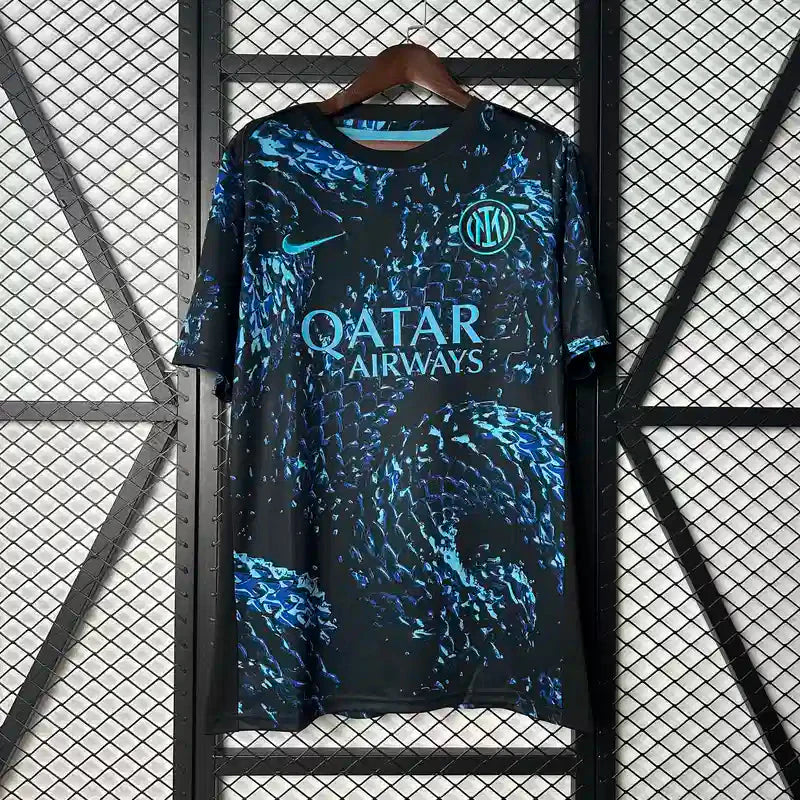 Maillot Inter Milan concept "Bleu serpent" 2025/2026 YamaKits Foot