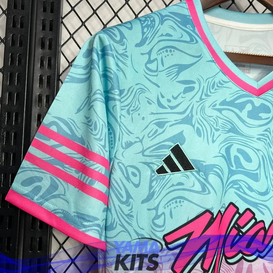 Maillot Miami concept « Bleu, Rose » 2024/2025 YamaKits