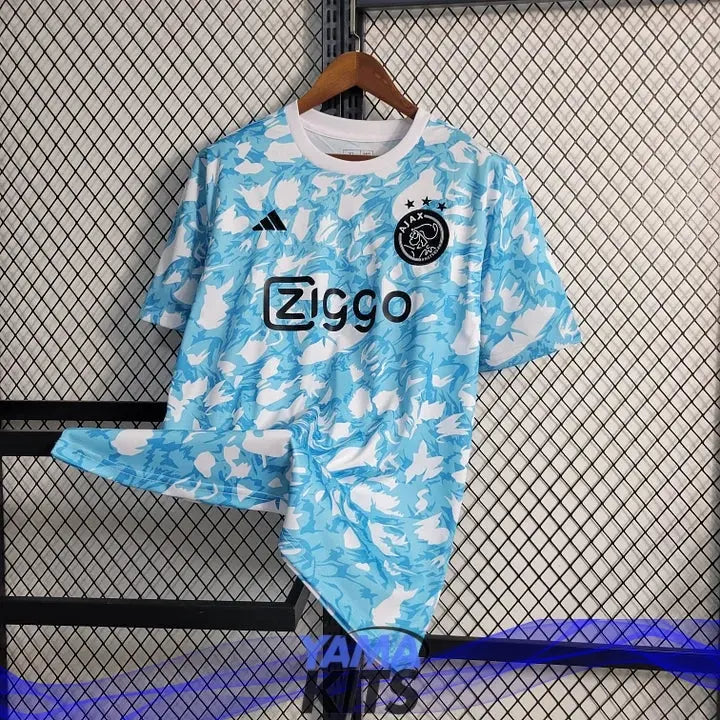 Maillot Ajax avant-match "bleu" 2023/2024 YamaKits