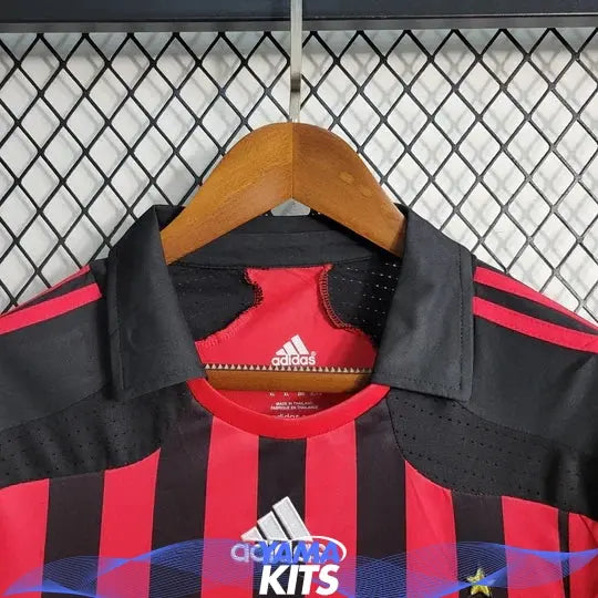 Maillot AC Milan Retro 2007 2008 Manche Longue Maison To Sport
