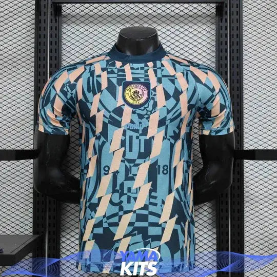 Maillot Manchester City Blue Retro Style Special Edition Shirt 24-25 Maison To Sport