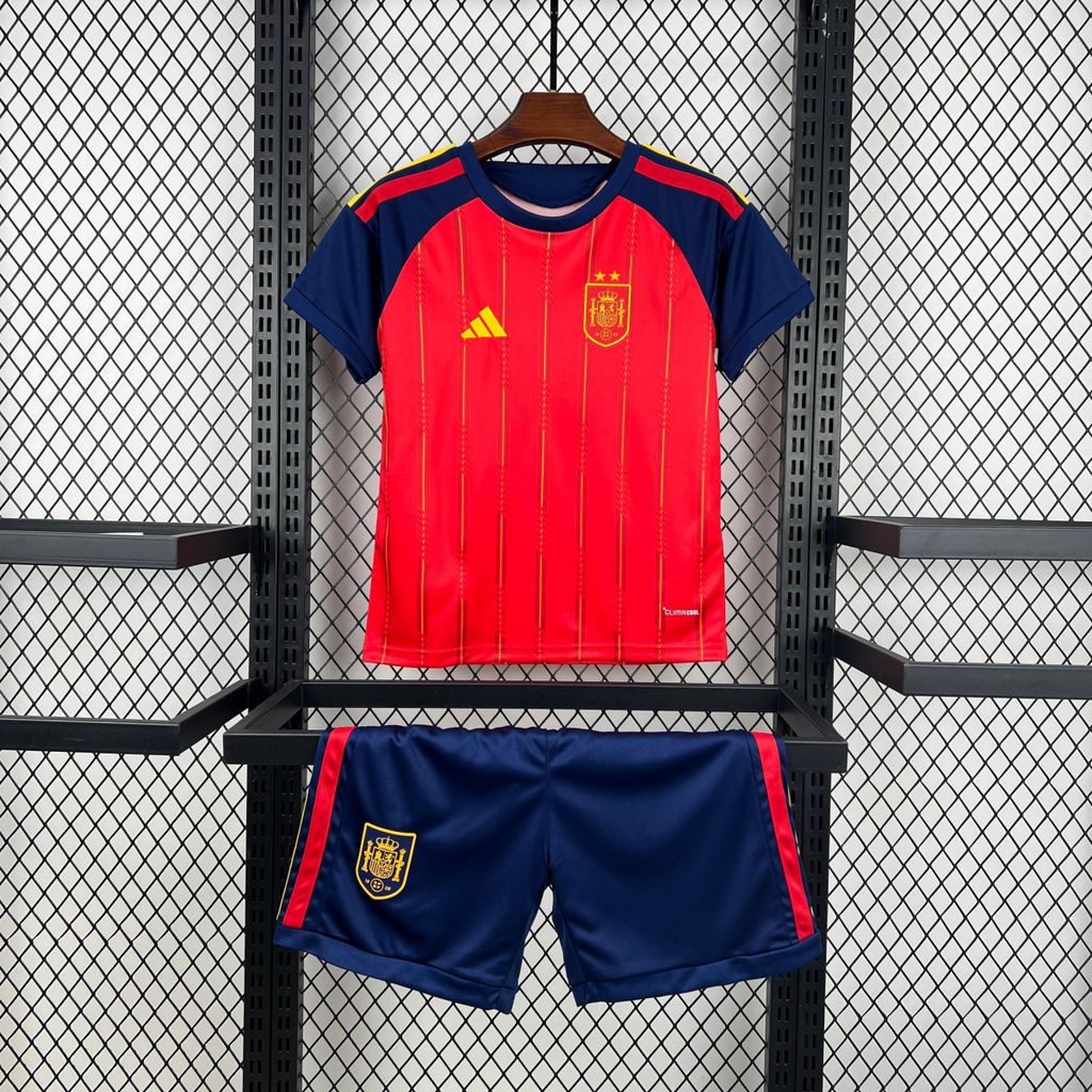 Maillot Espagne enfant domicile "2 étoiles" CDM 2026 YAMAKITS