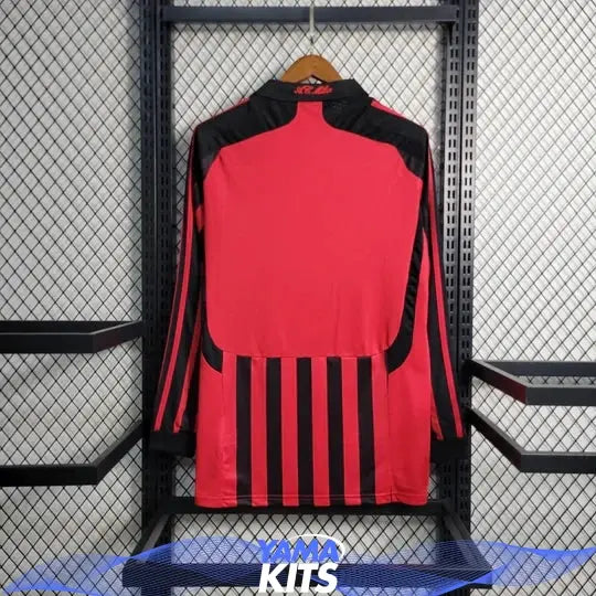 Maillot AC Milan Retro 2007 2008 Manche Longue Maison To Sport