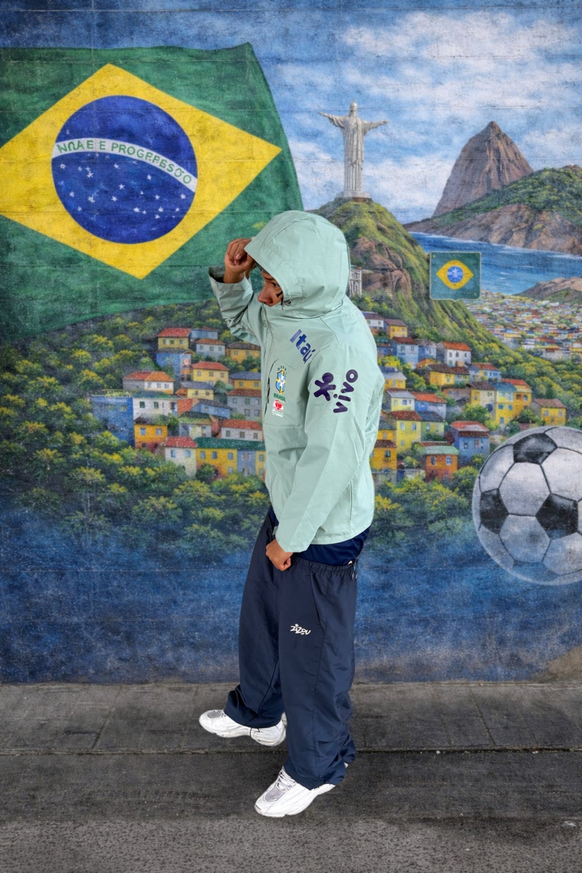 Veste Imperméable Vert - Brésil